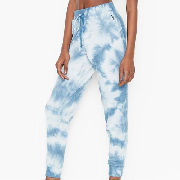 VS XL XXL LOGO EMBROIDERY COTTON FLEECE JOGGERS SWEATPANTS - Picture 1 of 3